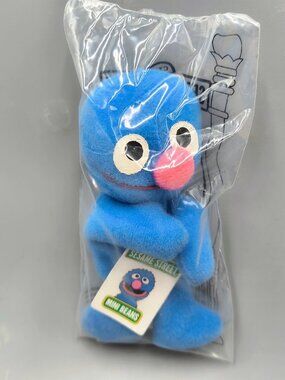 Grover Mini Bean Bag Plush Doll Sesame Street Kelloggs 4 inch